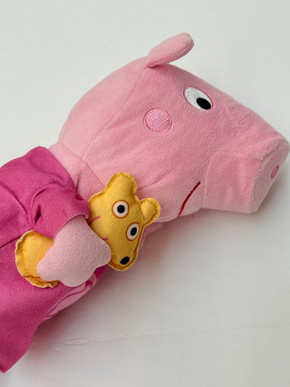 Peppa Pig Plush Toy with Teddy Bear