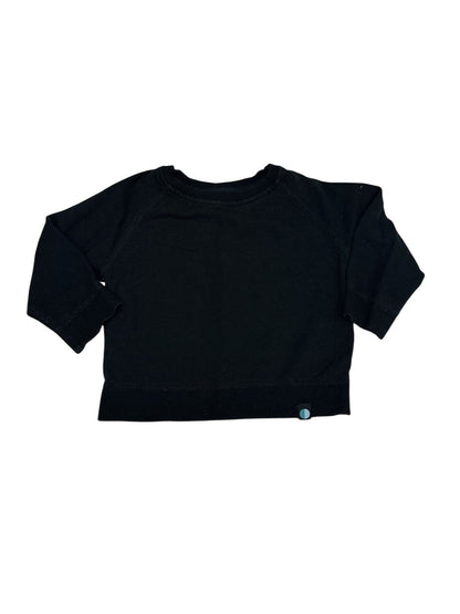 Simple. Black Bamboo Sweatshirt 3-6M