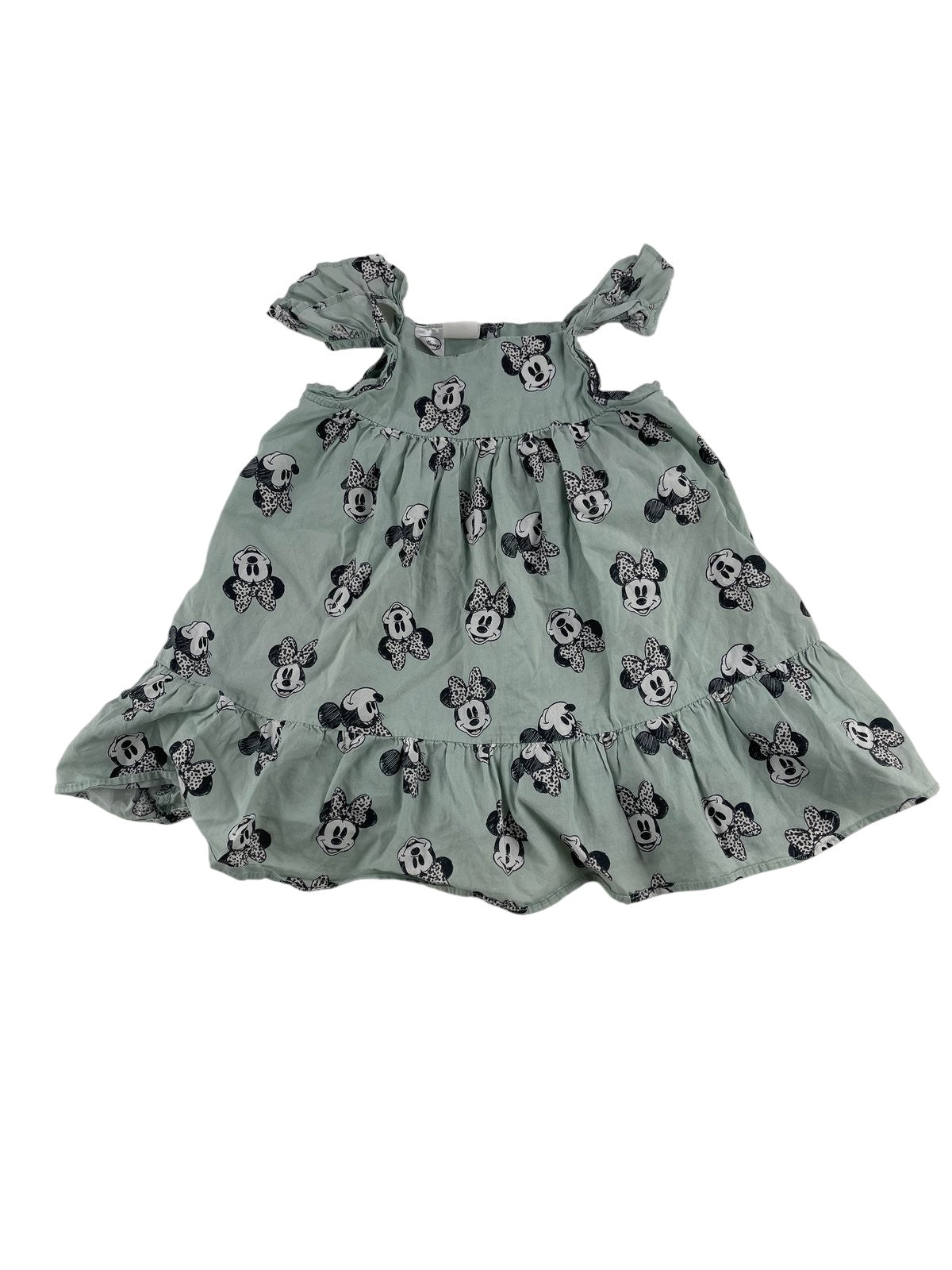 H&M Disney Minnie Mouse Mint Dress 9-12M