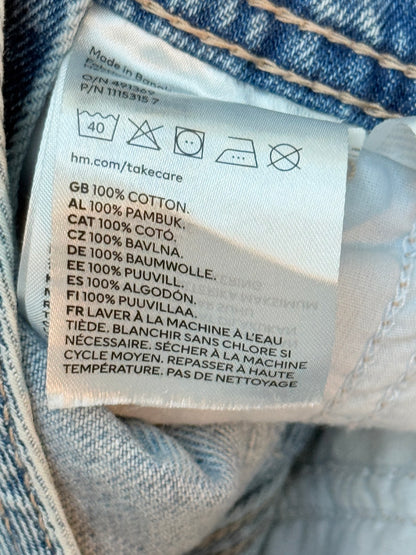 H&M Denim Overall Skirt Size 7-8Y