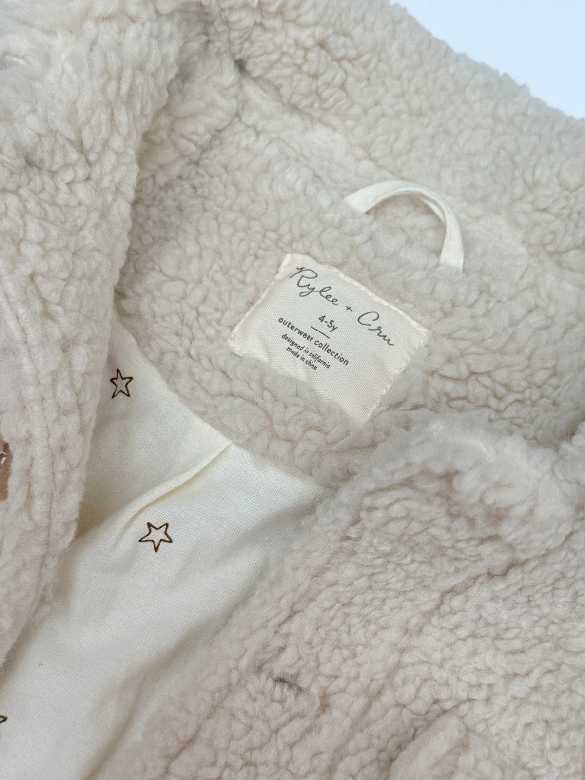 Rylee + Cru Sherpa Jacket 4-5y