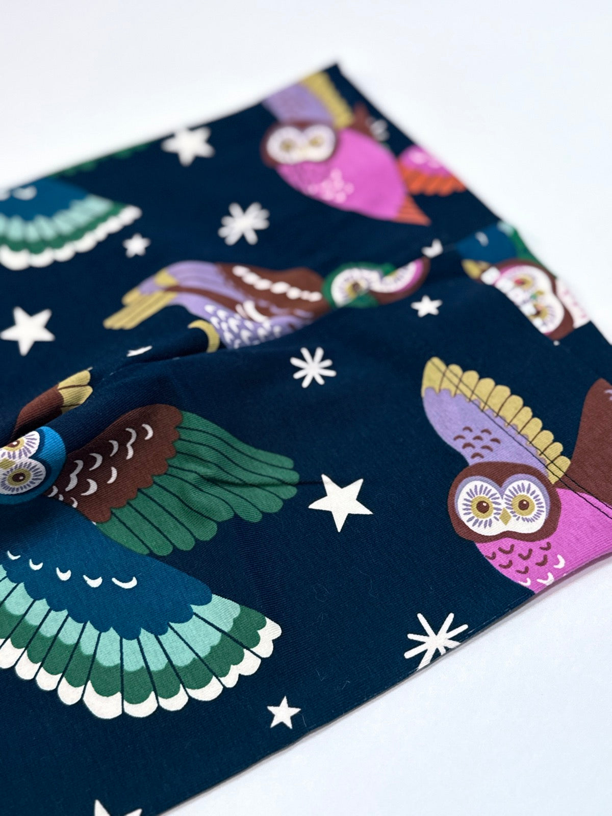 Mini Boden Owl Print Leggings 6-7Y