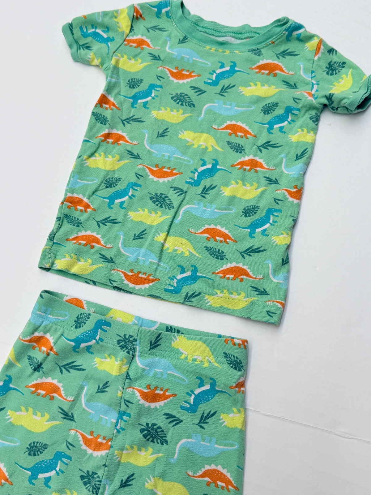Old Navy Green Dinosaur Print Pajamas