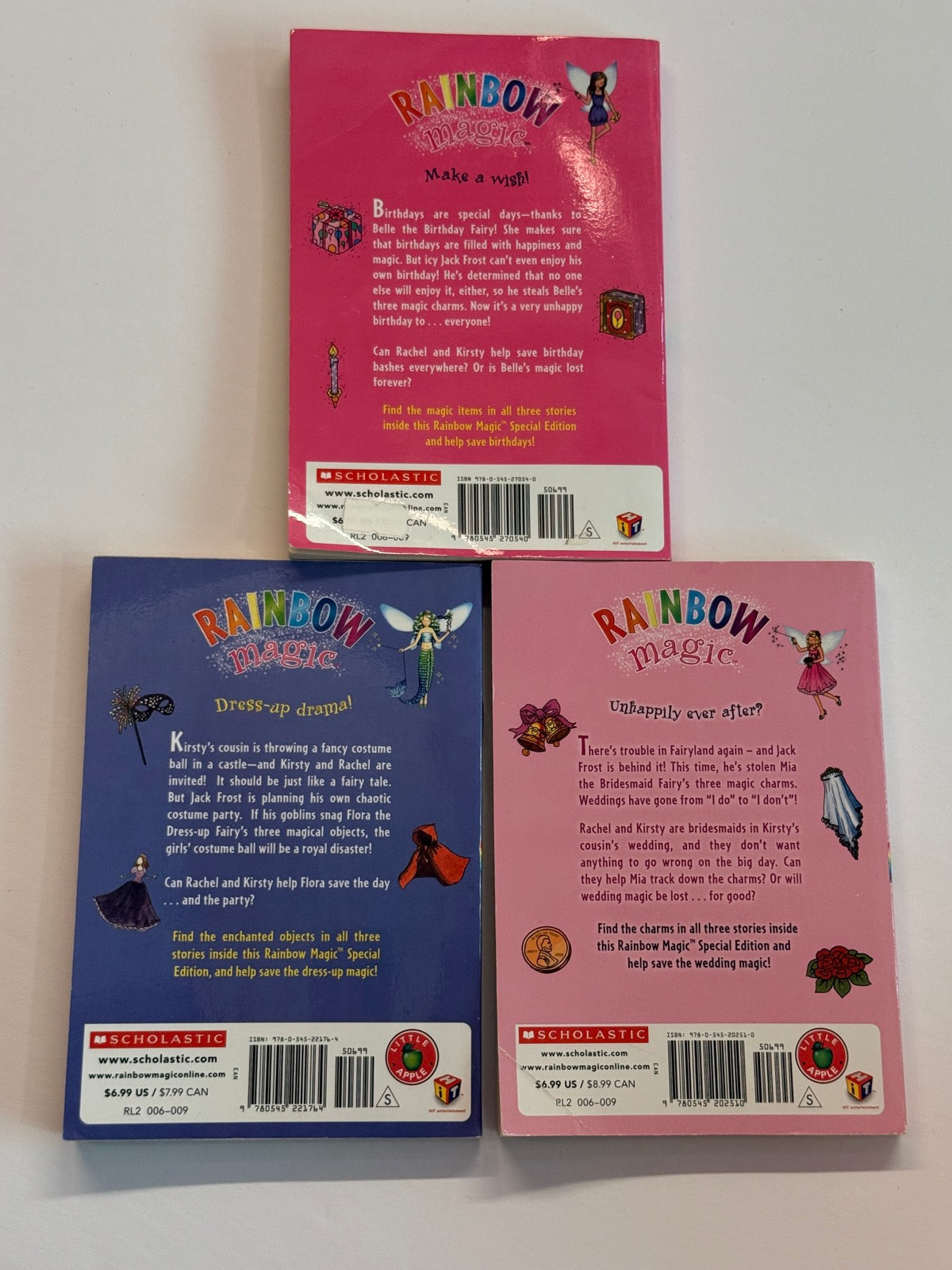 Daisy Meadows Rainbow Magic 3-Book Bundle