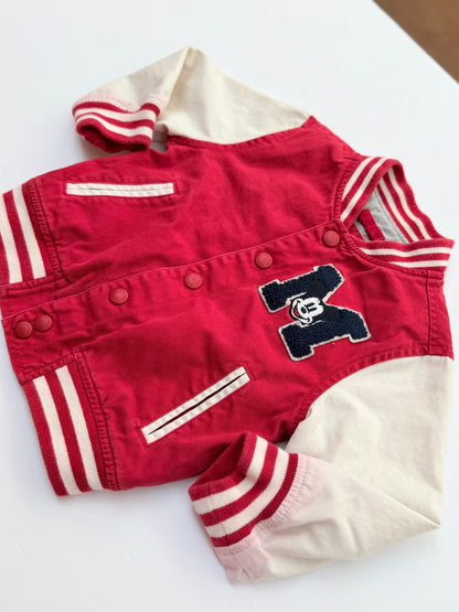 Baby Gap Disney Mickey Mouse Varsity Jacket 18-24m