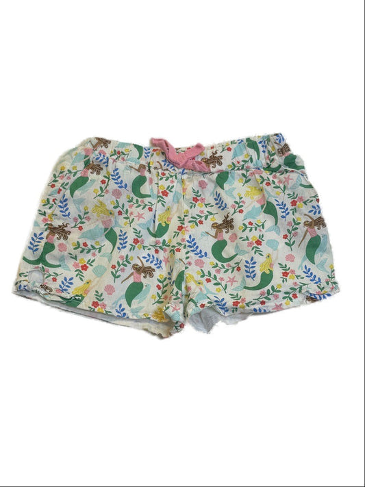 Boden Mermaid Print Shorts 3Y