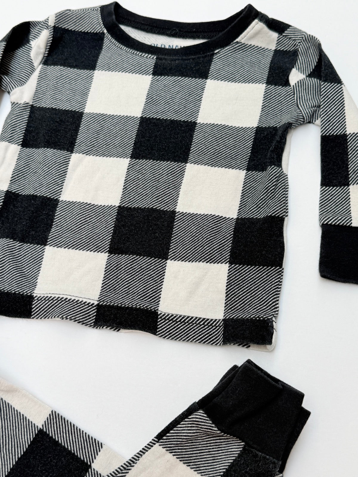 Old Navy Buffalo Check Pajama Set 6-12M