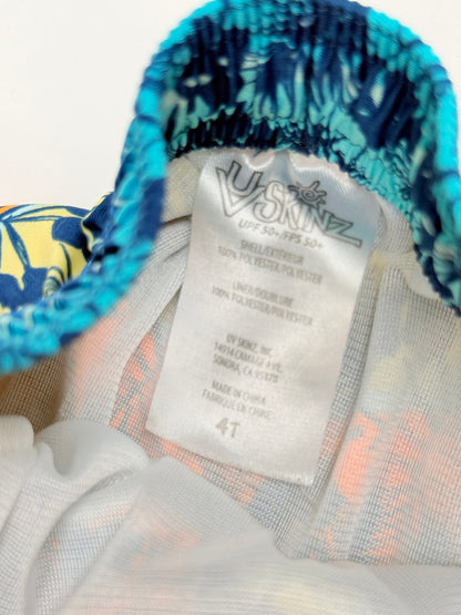 UV Skinz Tropical Swim Trunks Size 4T