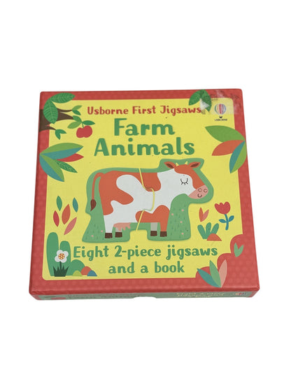 Usborne First Jigsaws Farm Animals Puzzle Book