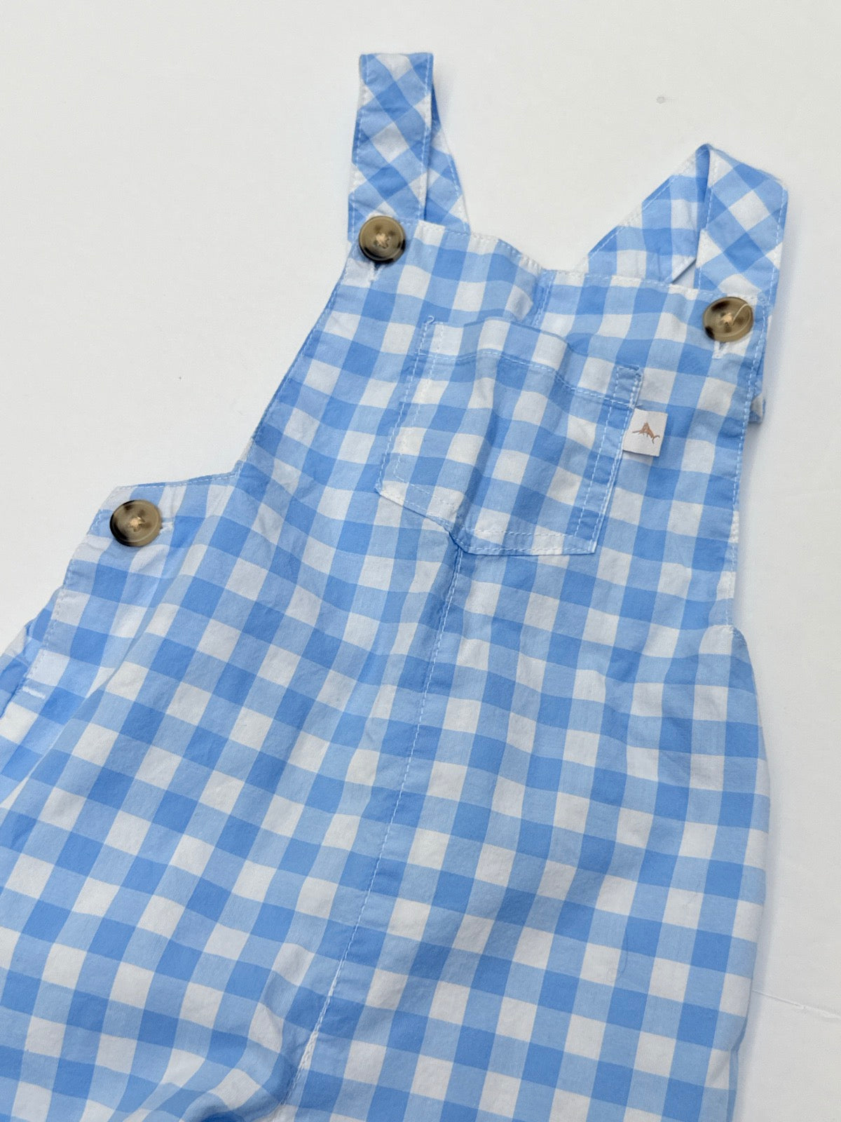 Tommy Bahama Gingham Romper 6-9M