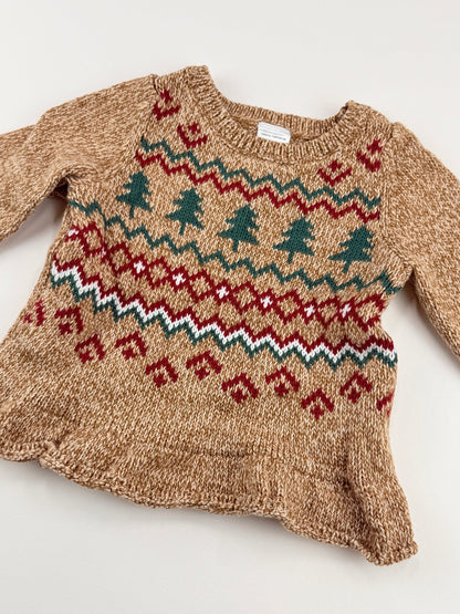 carter's Fair Isle Christmas Tree Sweater 3M
