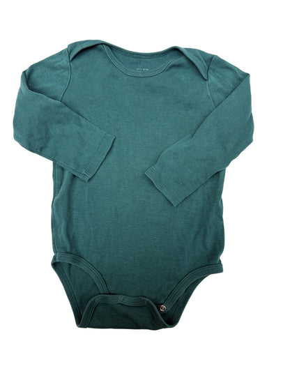 Primary Teal Long Sleeve Bodysuit 12-18m