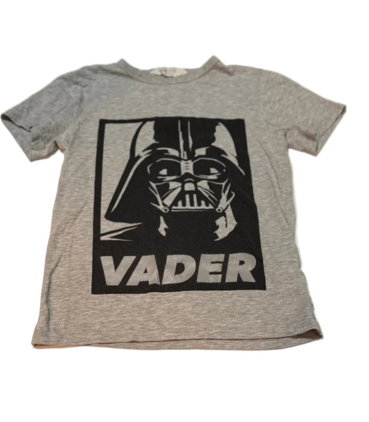 H&M Darth Vader Gray T-Shirt Size 10Y
