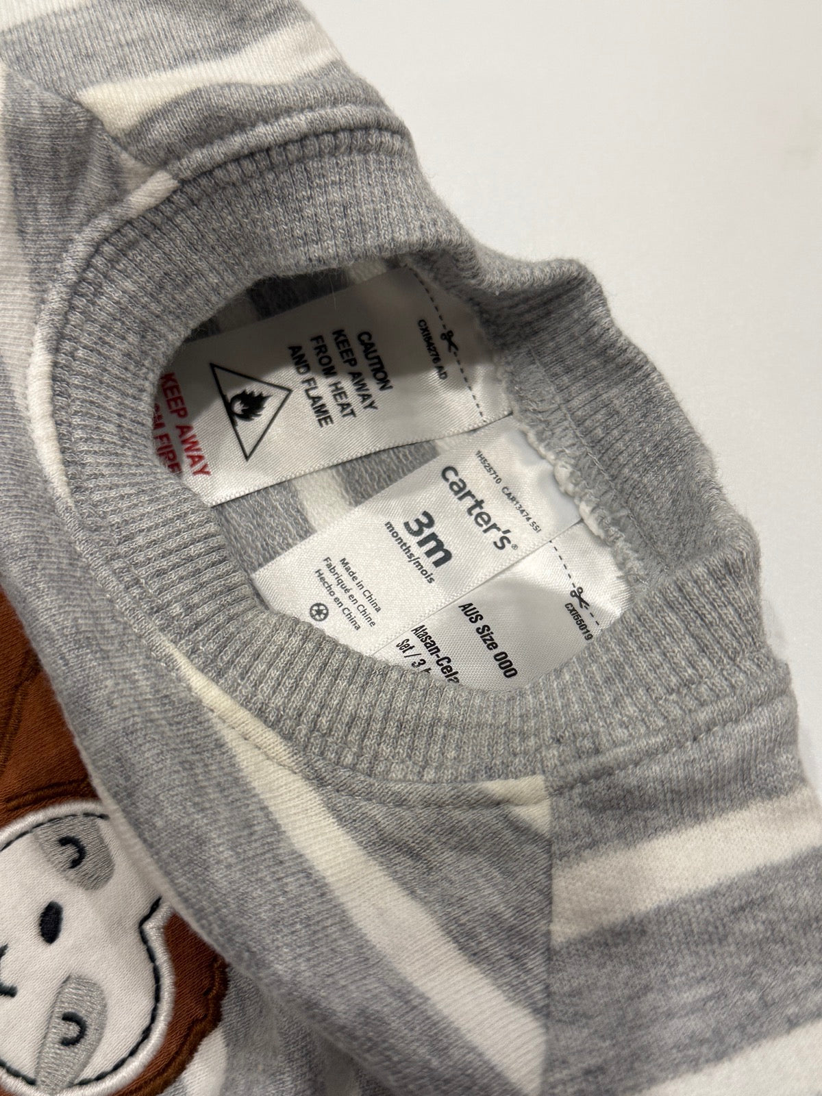 Carter's Sloth Sweatshirt & Pants Set 3M