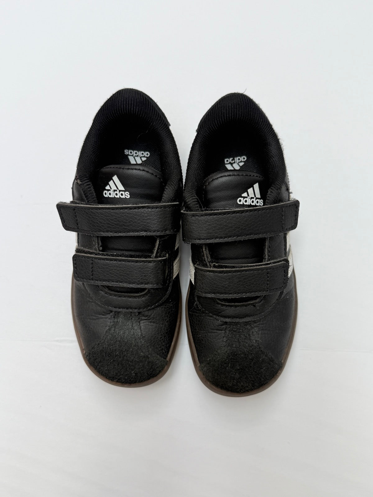 Adidas Black Velcro Sneakers Kids Size 10K US10