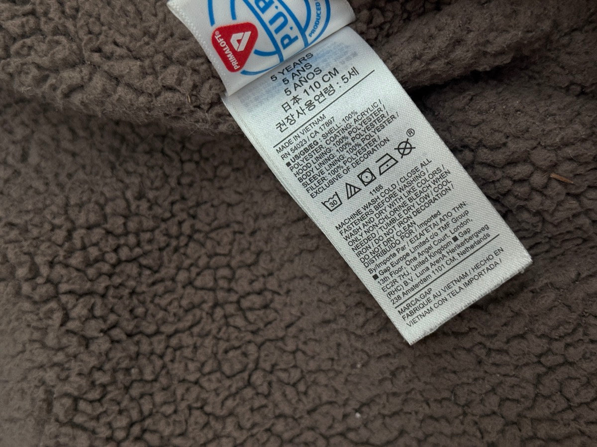 Baby Gap Puffer Jacket Size 5