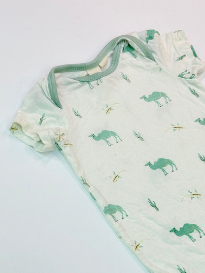 Kyte Baby Camel Print Bodysuit 3-6m