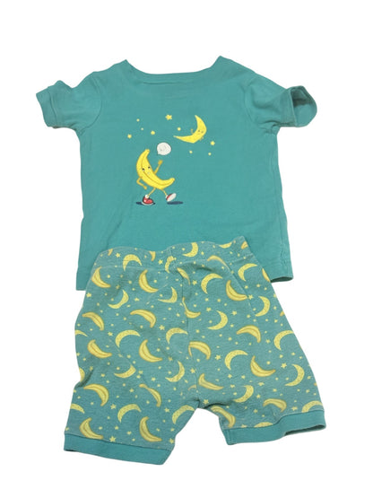 Old Navy Banana Moon Pajama Set 18-24M