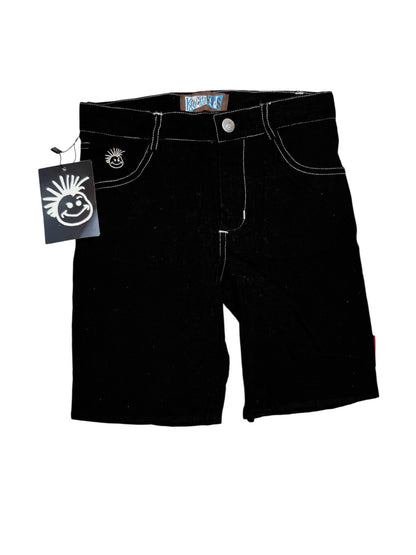 Knuckleheads Black Corduroy Shorts Size S