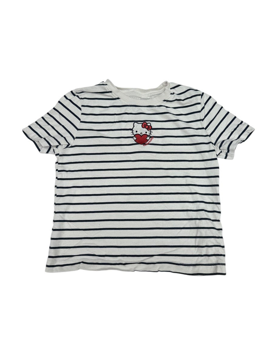 H&M x Sanrio Hello Kitty Striped T-Shirt 5T 6
