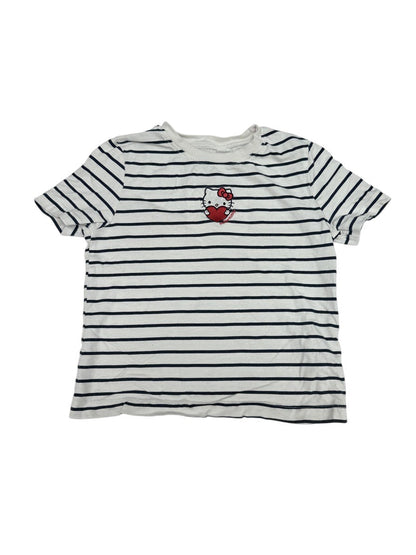 H&M x Sanrio Hello Kitty Striped T-Shirt 5T 6