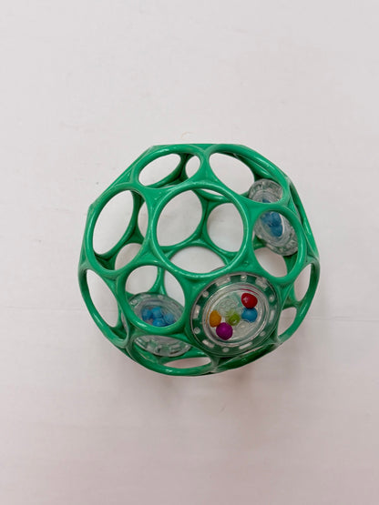 Oball Green Rattle Ball Toy