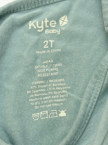 Kyte Baby Sage Green Pajama Set 2T