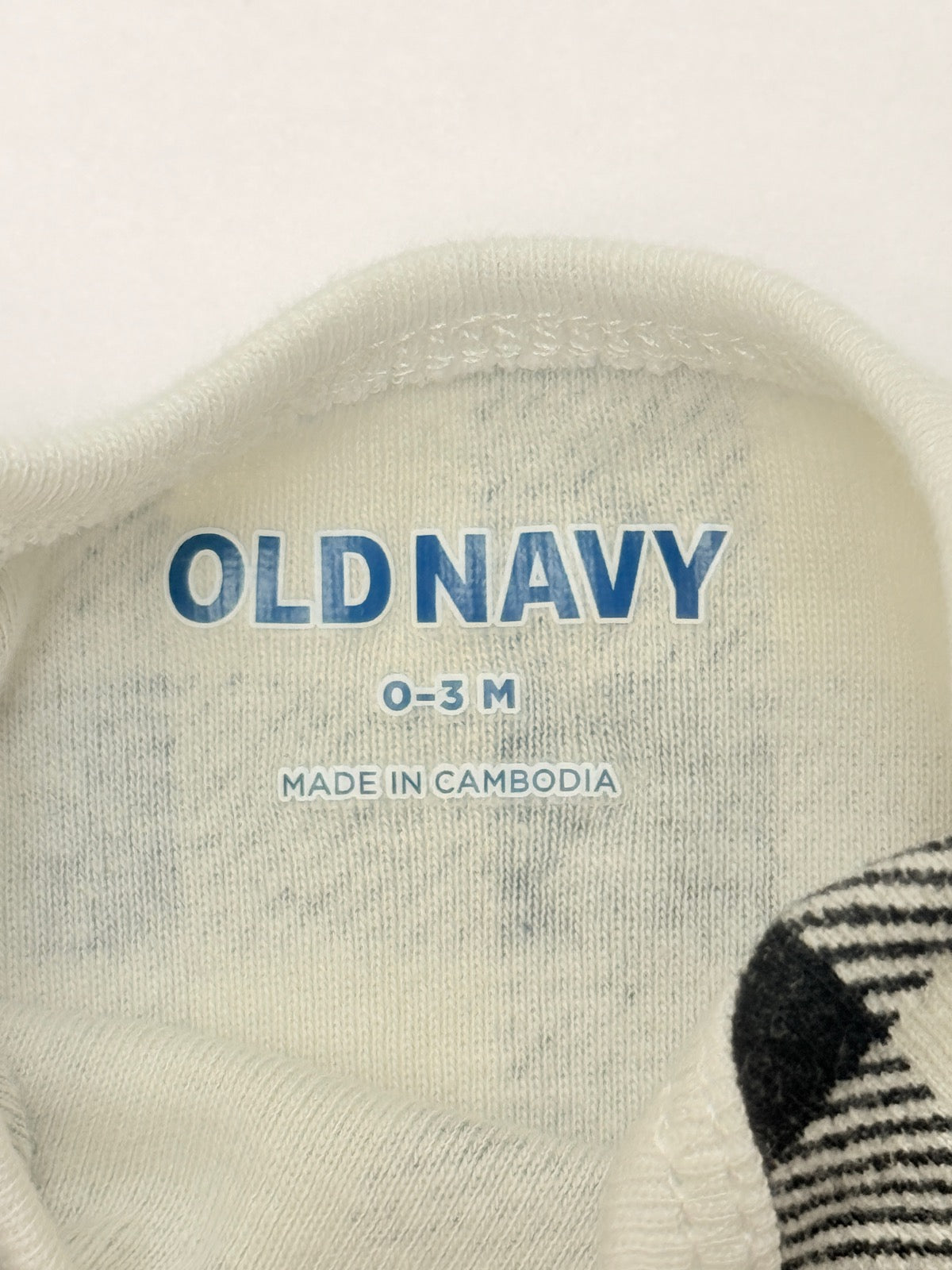 Old Navy Buffalo Check Bodysuit 0-3M
