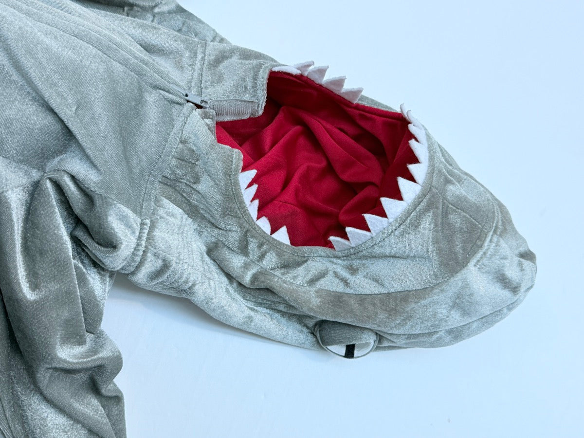 Gray Shark Costume Romper Size 2T