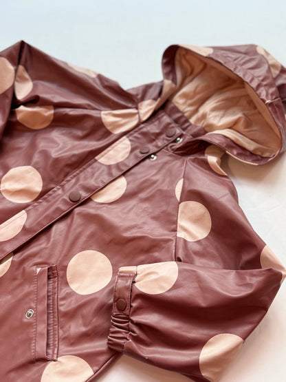 Zara Polka Dot Rain Jacket 4T