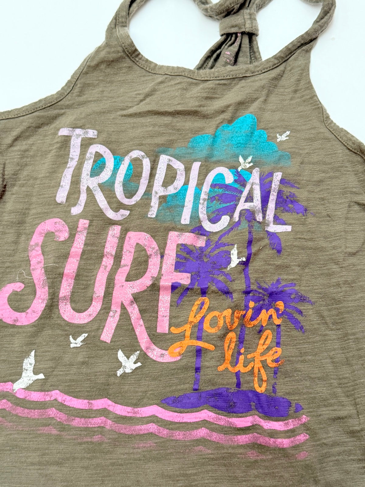 Joe Fresh Tropical Surf Tank Top Size M (8) 8
