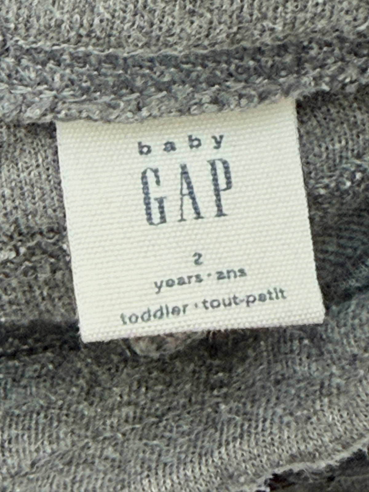 Baby Gap Gray Zip Pocket Shorts 2T