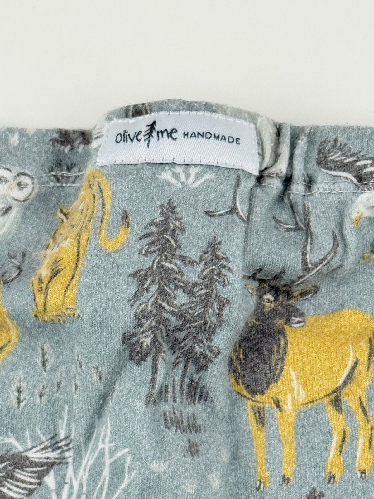 Olive & Me Woodland Animal Leggings 3-6M