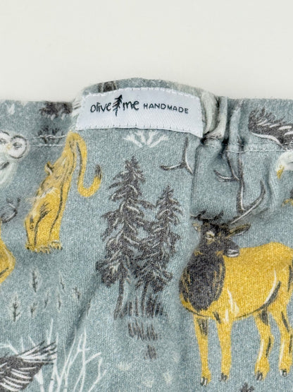 Olive & Me Woodland Animal Leggings 3-6M