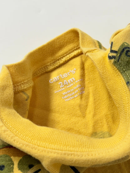 Cache-couche Carter's Véhicules de construction jaunes 24 mois