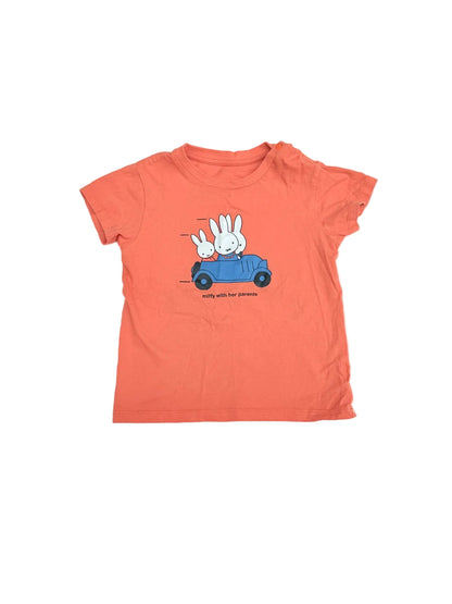 Miffy Graphic T-Shirt Orange Kids 2T