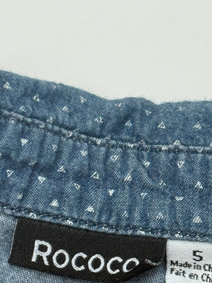 Rococo Chambray Polka Dot Shirt Size 5