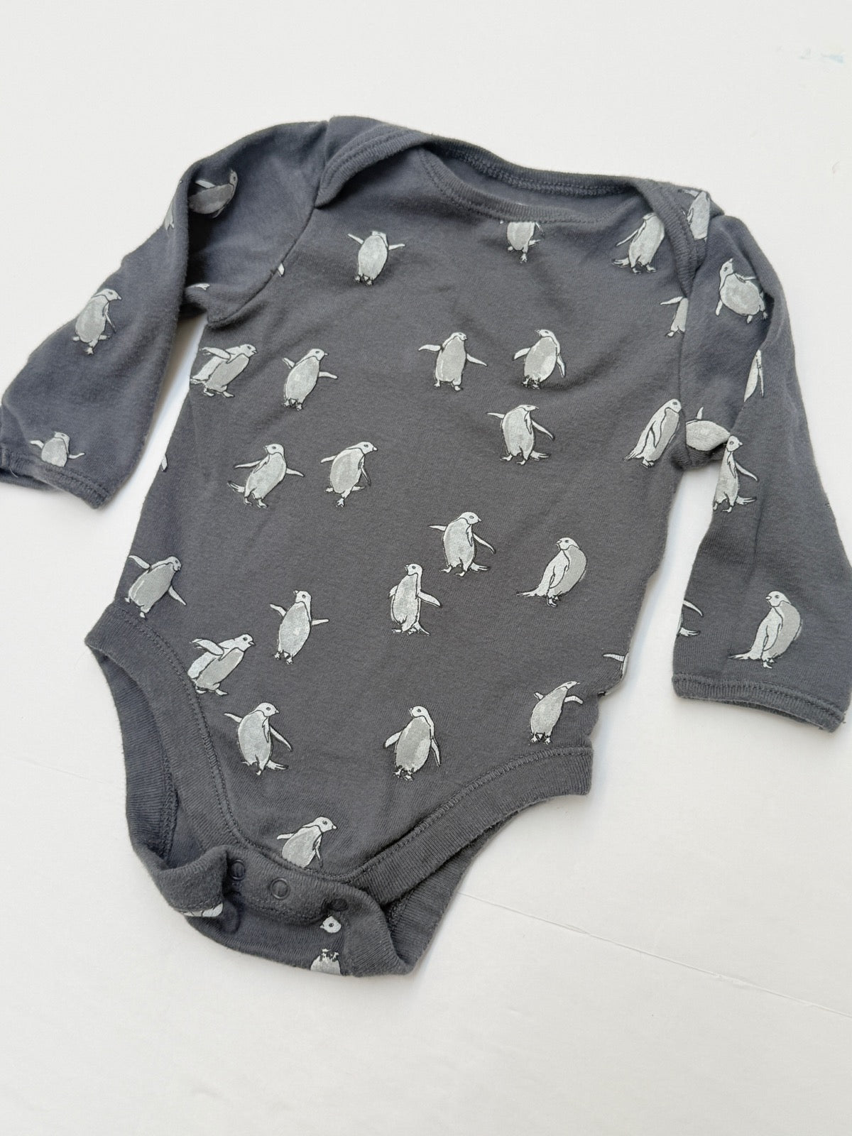 Old Navy Penguin Print Bodysuit 3-6M
