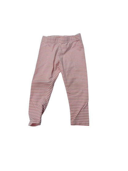 Pink Striped Leggings Size 12M