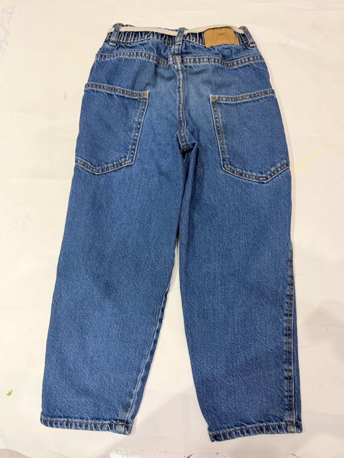 Zara Blue Straight Leg Jeans 6 Years