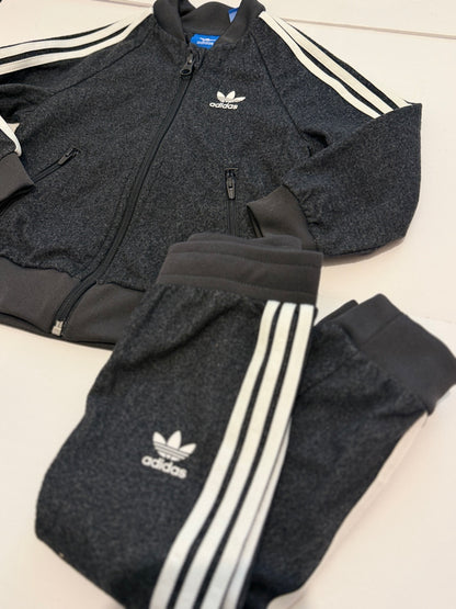Adidas Originals Grey Tracksuit Set 2T