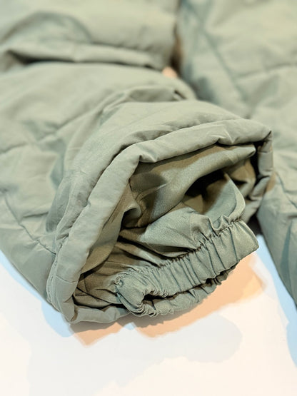 Zara Green Puffer Pants Size 6Y