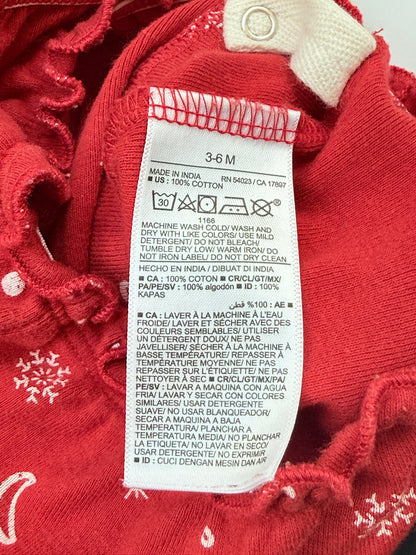 Old Navy Snowflake Print Sleep Dress 3-6M