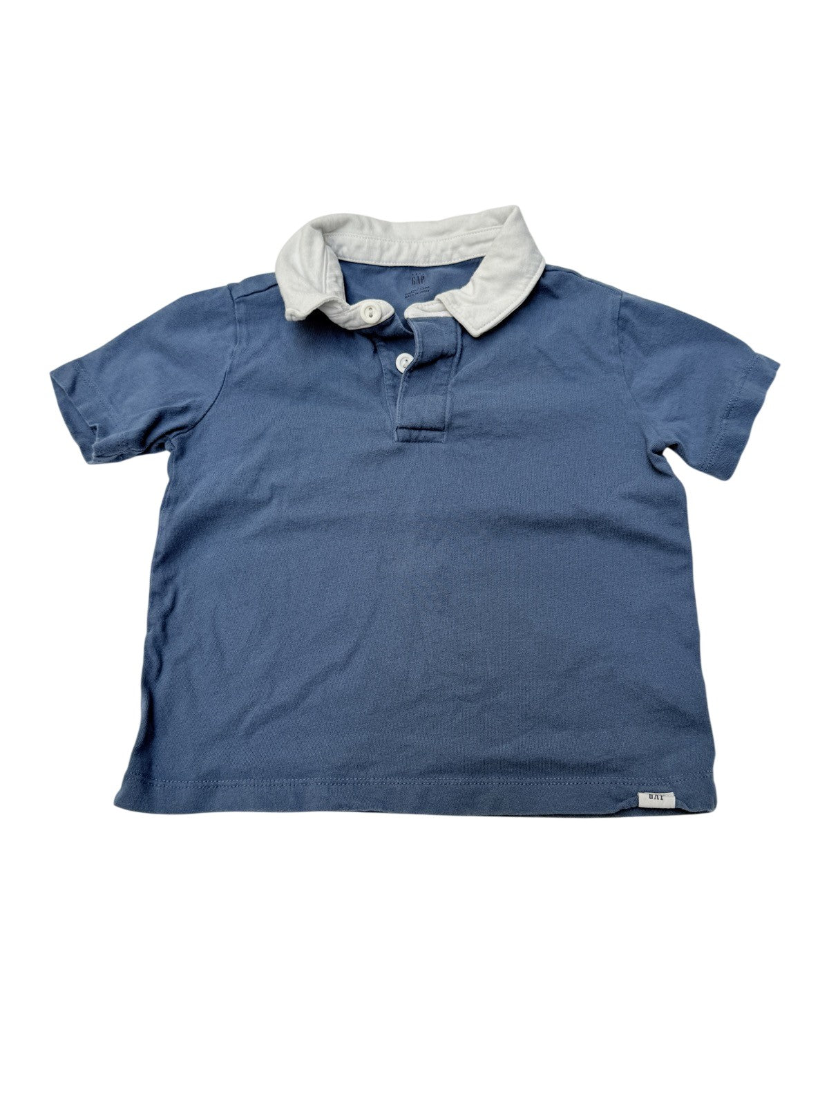 Baby Gap Blue Rugby Polo Shirt 4T