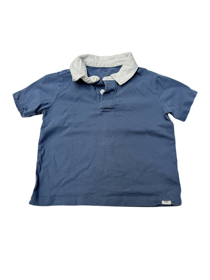 Baby Gap Blue Rugby Polo Shirt 4T