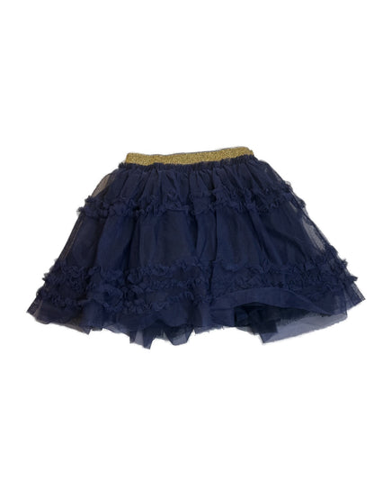 Mini Boden Navy Tulle Ruffle Skirt 4-5Y