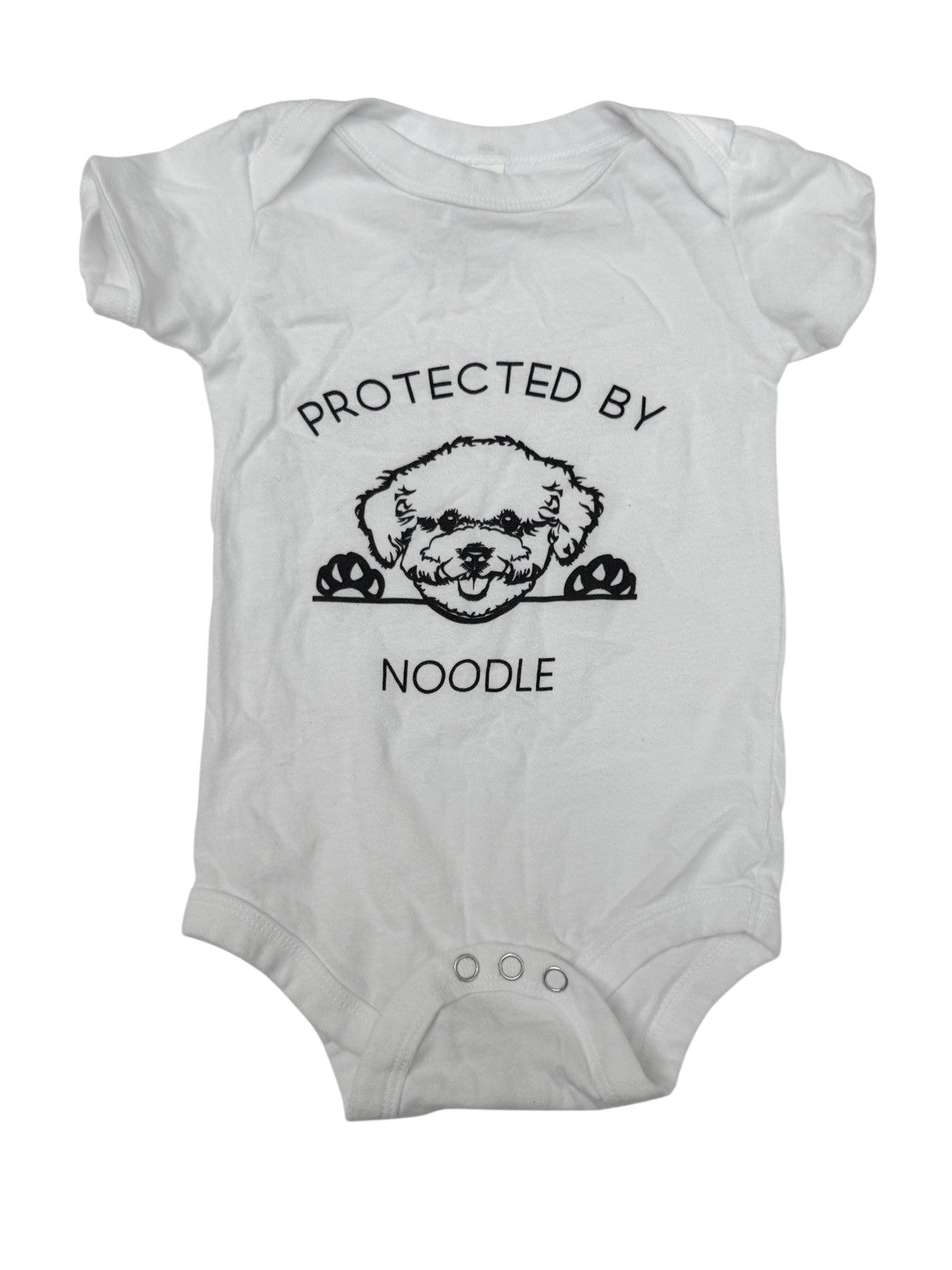 Bella Canvas Protected By Noodle Onesie 6-12m