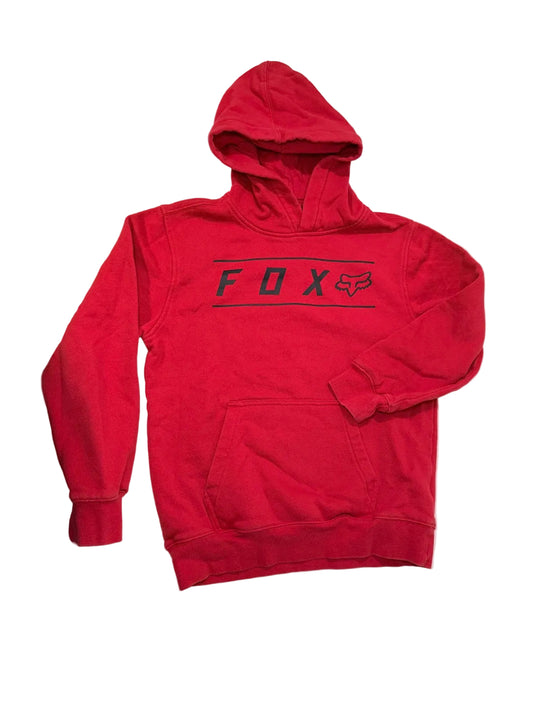 Sweat à capuche Fox Racing Red Pinnacle Enfant XL 10-12 ans