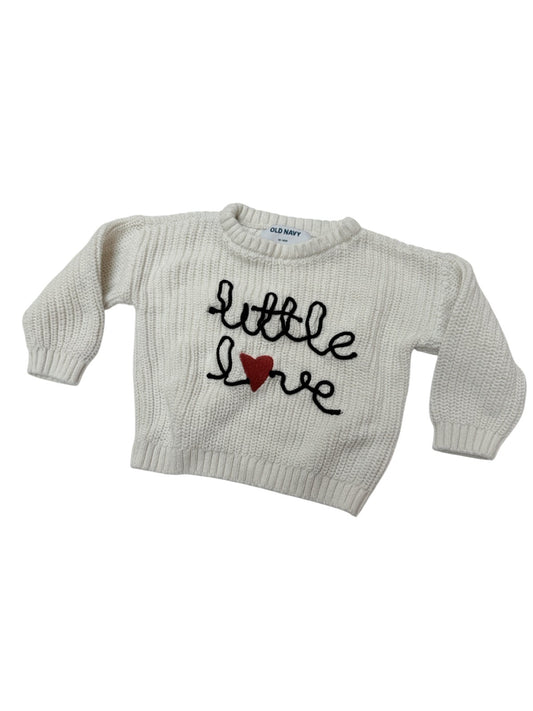 Old Navy Little Love Knit Sweater 12-18M