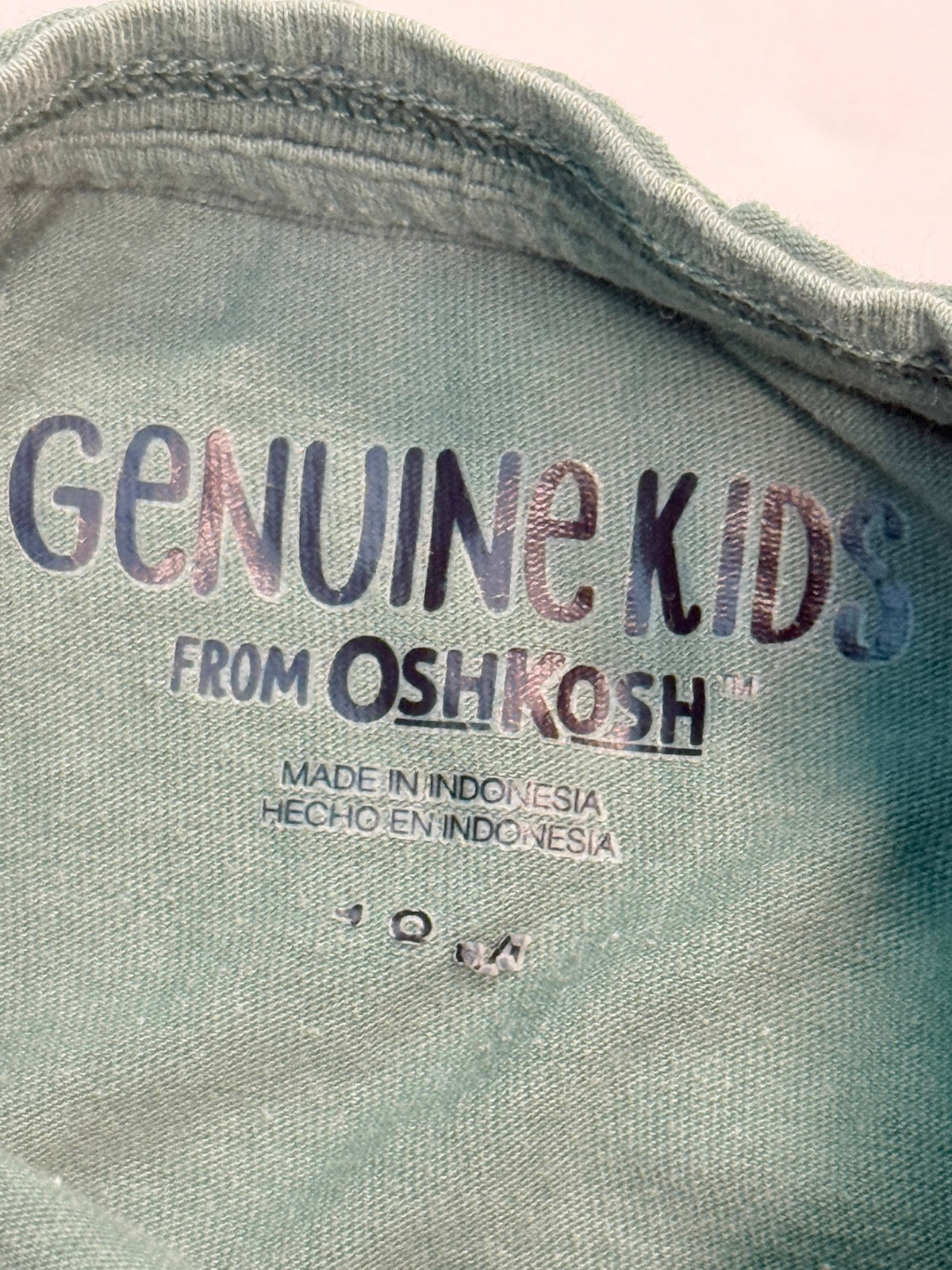 Genuine Kids OshKosh Green Henley T-Shirt 18M